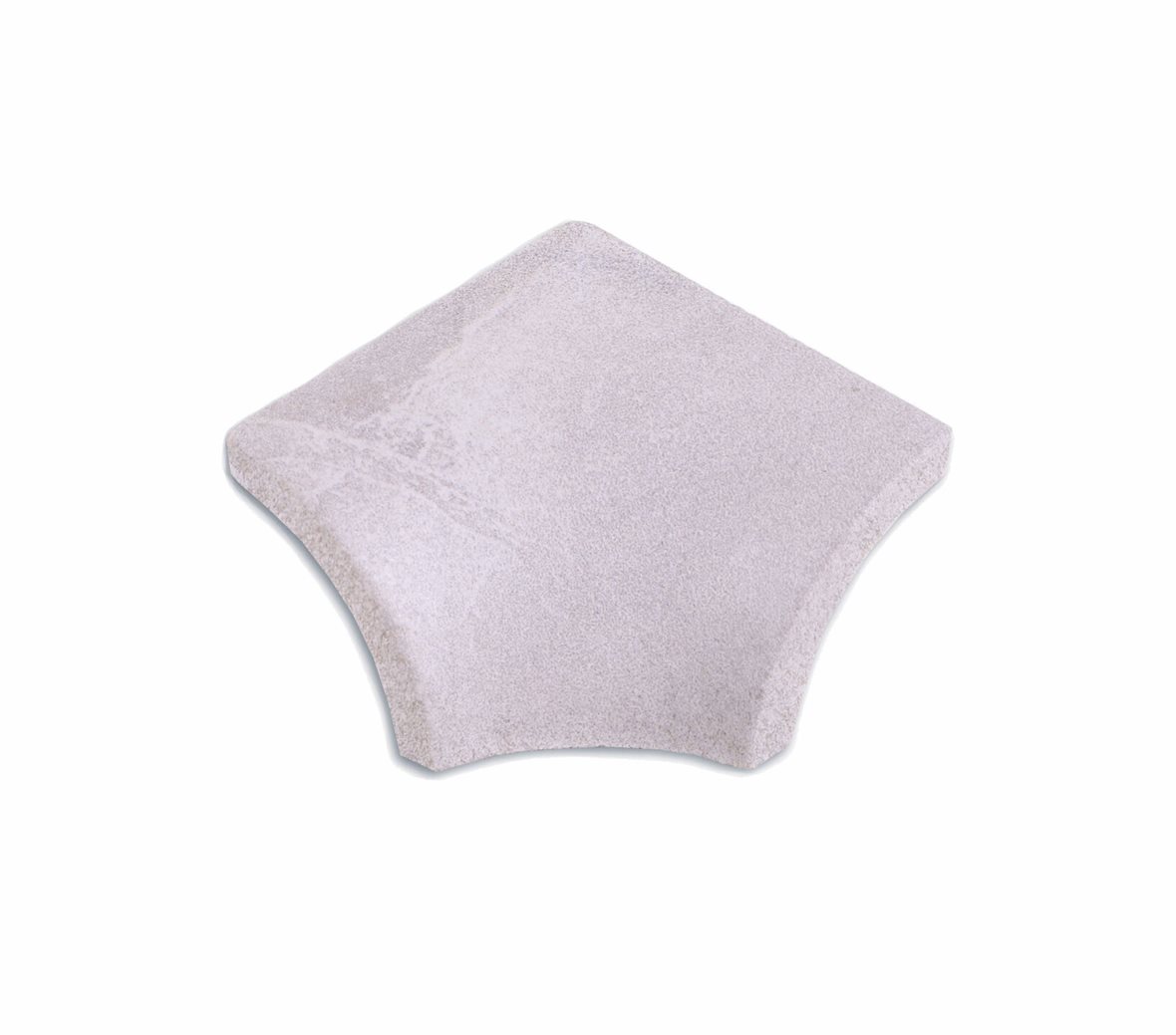 LPC Tibet märkäpuriste lasitettu sisäkulmapala 7,5X7,5 Blanco tasapintainen matta antibakteerinen vaalea valkoinen kivi