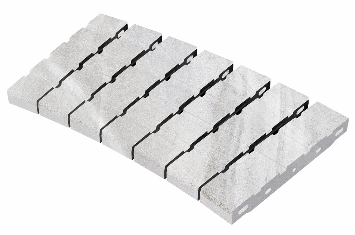 LPC Tibet märkäpuriste lasitettu loiskekourun ritilä Blanco tasapintainen matta antibakteerinen vaalea valkoinen kivi