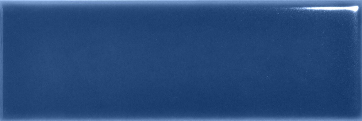 Pukkila Färgblock lasitettu porcelanato seinälaatta ulkolaatta 5X15 Oceano tasapintainen kiiltävä tumma sininen vivahteikas