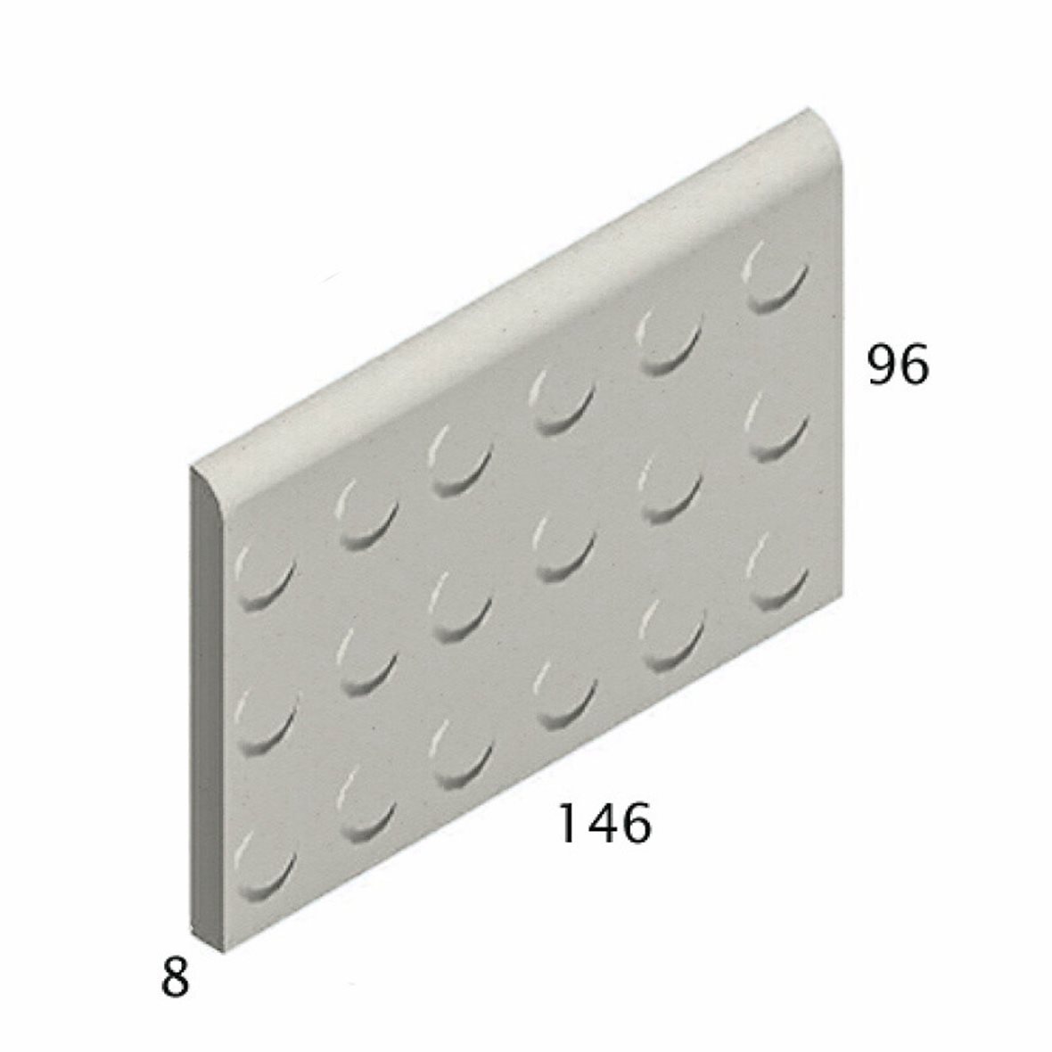 Pukkila Natura lasittamaton porcelanato seinälaatta lattialaatta ulkolaatta 9,6X14,6 valkoinen kohokuvioinen matta valkoinen