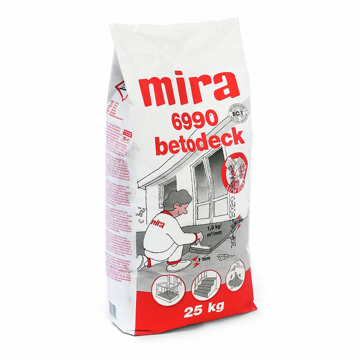 mira 6990 betodeck korjauslaasti 25 kg
