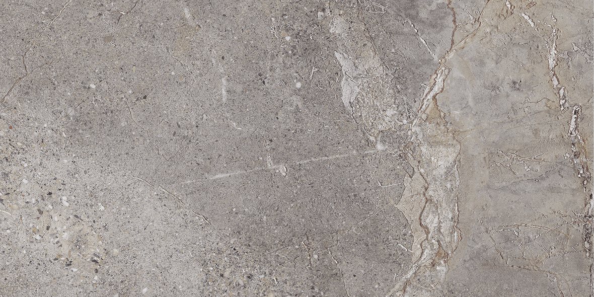 Pukkila Stone Age lasitettu kaakeli seinälaatta 30X60 Grey tasapintainen matta keskitumma harmaa kivi