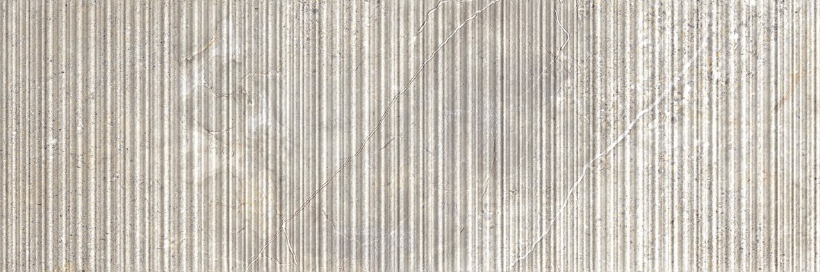 Pukkila Stone Age lasitettu kaakeli seinälaatta 30X90 Sawn Greige rihlattu matta keskitumma beige kivi