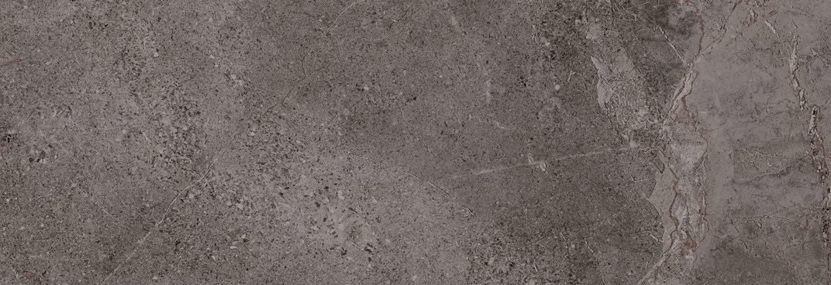 Pukkila Stone Age lasitettu kaakeli seinälaatta 30X90 Anthracite tasapintainen kiiltävä tumma harmaa kivi