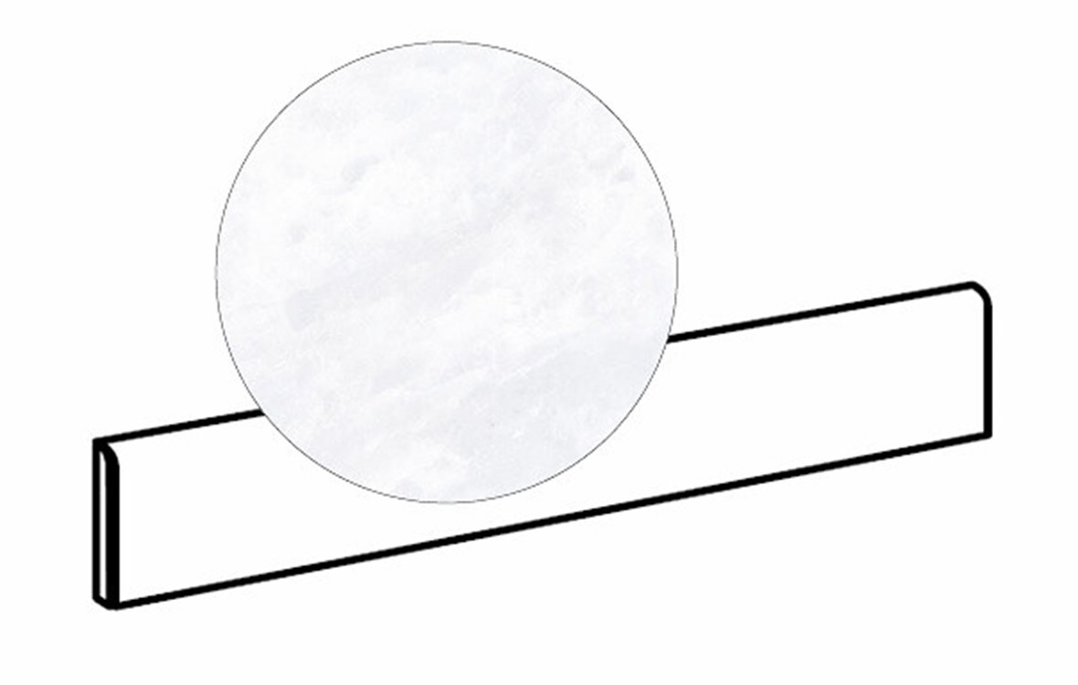 Pukkila Archisalt lasittamaton jalkalista 7X59,8 Flower of Salt tasapintainen matta valkoinen vivahteikas