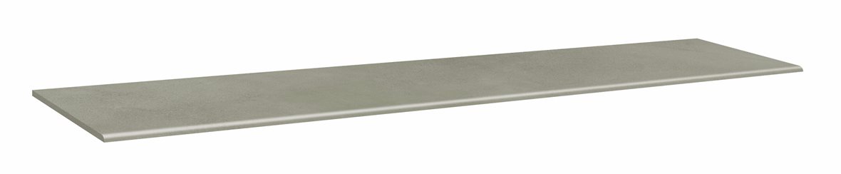 LPC Milan lasittamaton porraslaatta 33X120 03 betoni tasapintainen silotettu matta keskitumma harmaa betoni