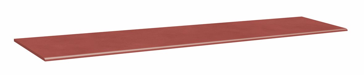 LPC Milan lasittamaton porraslaatta 33X120 10 cotto tasapintainen silotettu matta keskitumma punainen betoni