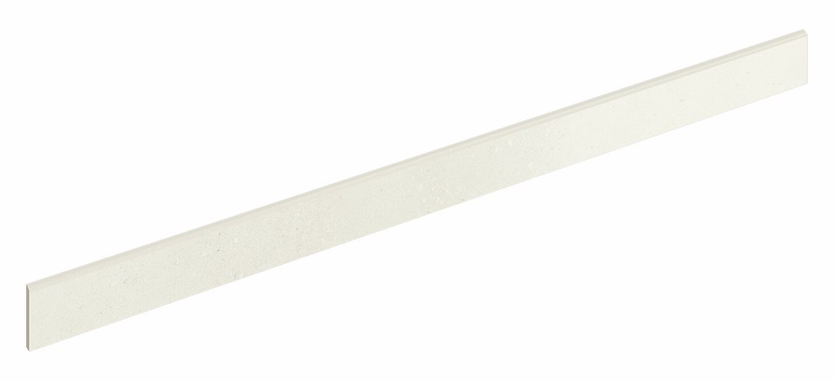 Pukkila Retro lasittamaton jalkalista 8X120 Bone White tasapintainen matta vaalea beige kivi