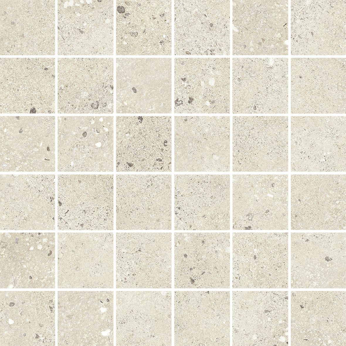 Pukkila Retro lasittamaton porcelanato mosaiikki seinälaatta lattialaatta 33X33 Sand tasapintainen matta keskitumma beige kivi