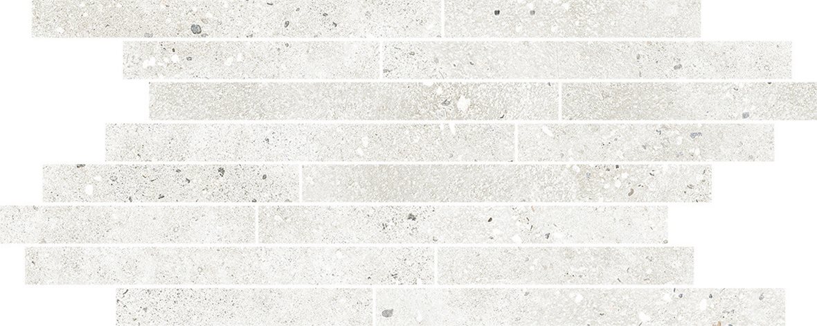 Pukkila Retro lasittamaton porcelanato mosaiikki seinälaatta lattialaatta 24X49 Off White tasapintainen matta vaalea valkoinen kivi