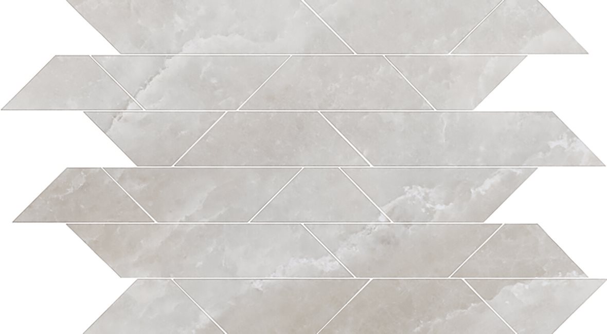 Pukkila Archisalt lasitettu porcelanato mosaiikki seinälaatta lattialaatta Trapezio Celtic Grey tasapintainen kiillotettu keskitumma harmaa vivahteika