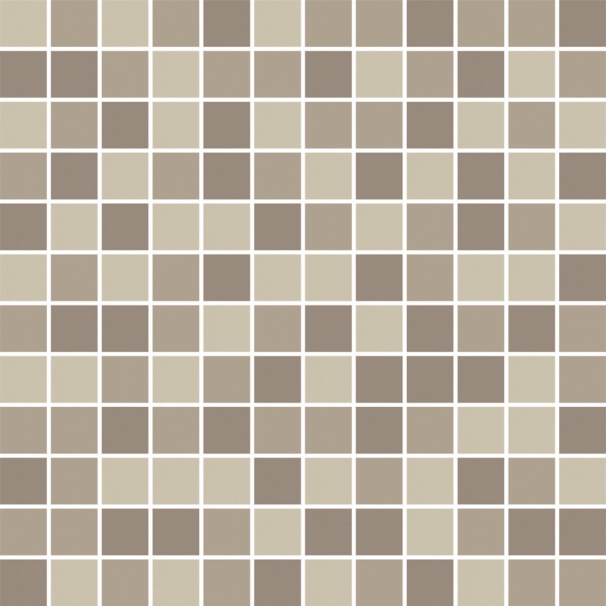 Pukkila Mosaico Porcelanico lasittamaton porcelanato mosaiikki seinälaatta lattialaatta 2,5X2,5 tasapintainen matta keskitumma moniväri värisekoitelma