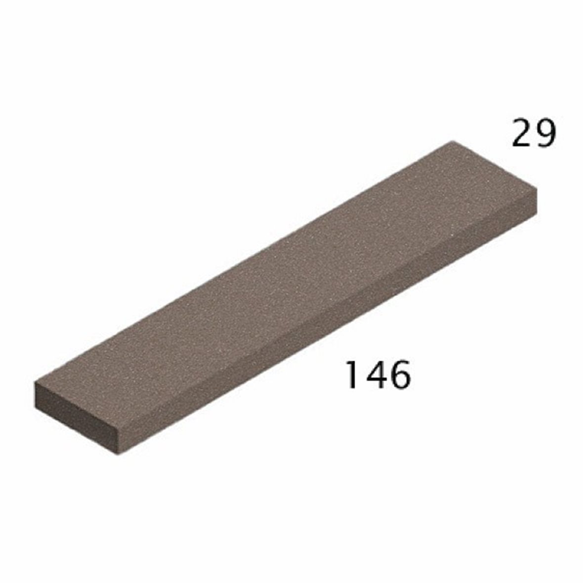 Pukkila Natura Victoria lasittamaton boordi 2,9X14,6 ruskea 6STP29/1C tasapintainen matta ruskea yksivärinen