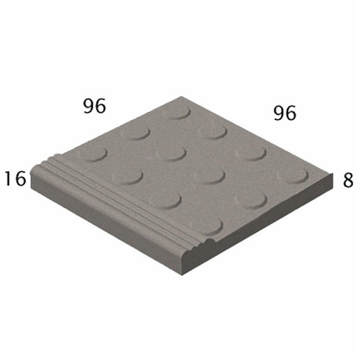 Pukkila Natura lasittamaton porcelanato seinälaatta lattialaatta ulkolaatta 10X10 vaaleanharmaa 4406PE/1C kohokuvioinen matta rihlattu reunakorotus ha