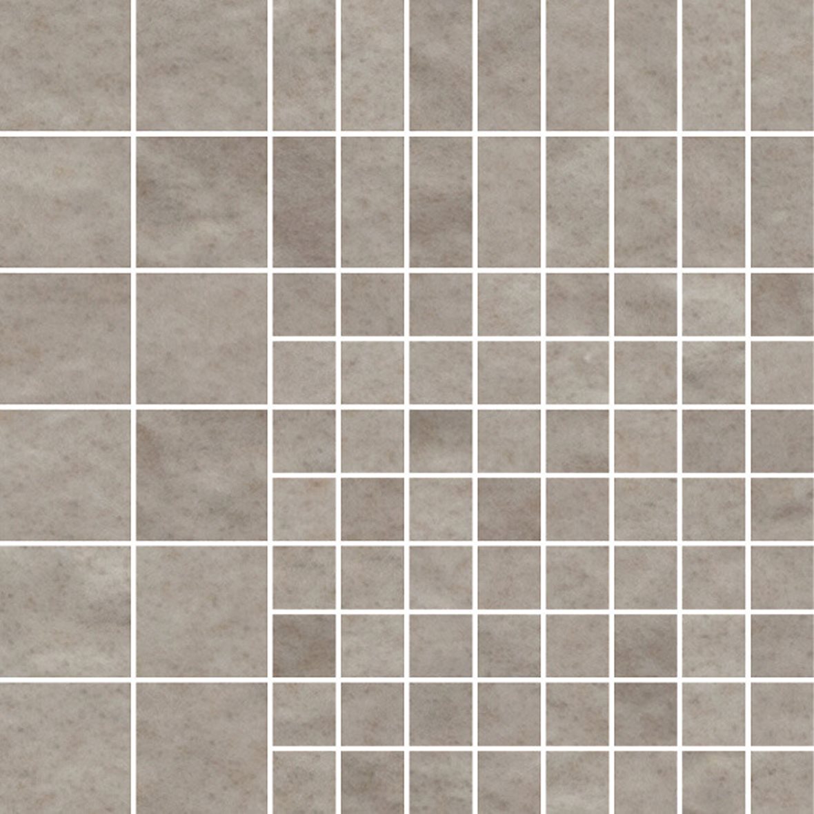 Pukkila Downtown DT lasittamaton porcelanato mosaiikki seinälaatta lattialaatta 30X30 02 hiekka mosaic mix tasapintainen matta vaalea beige betoni