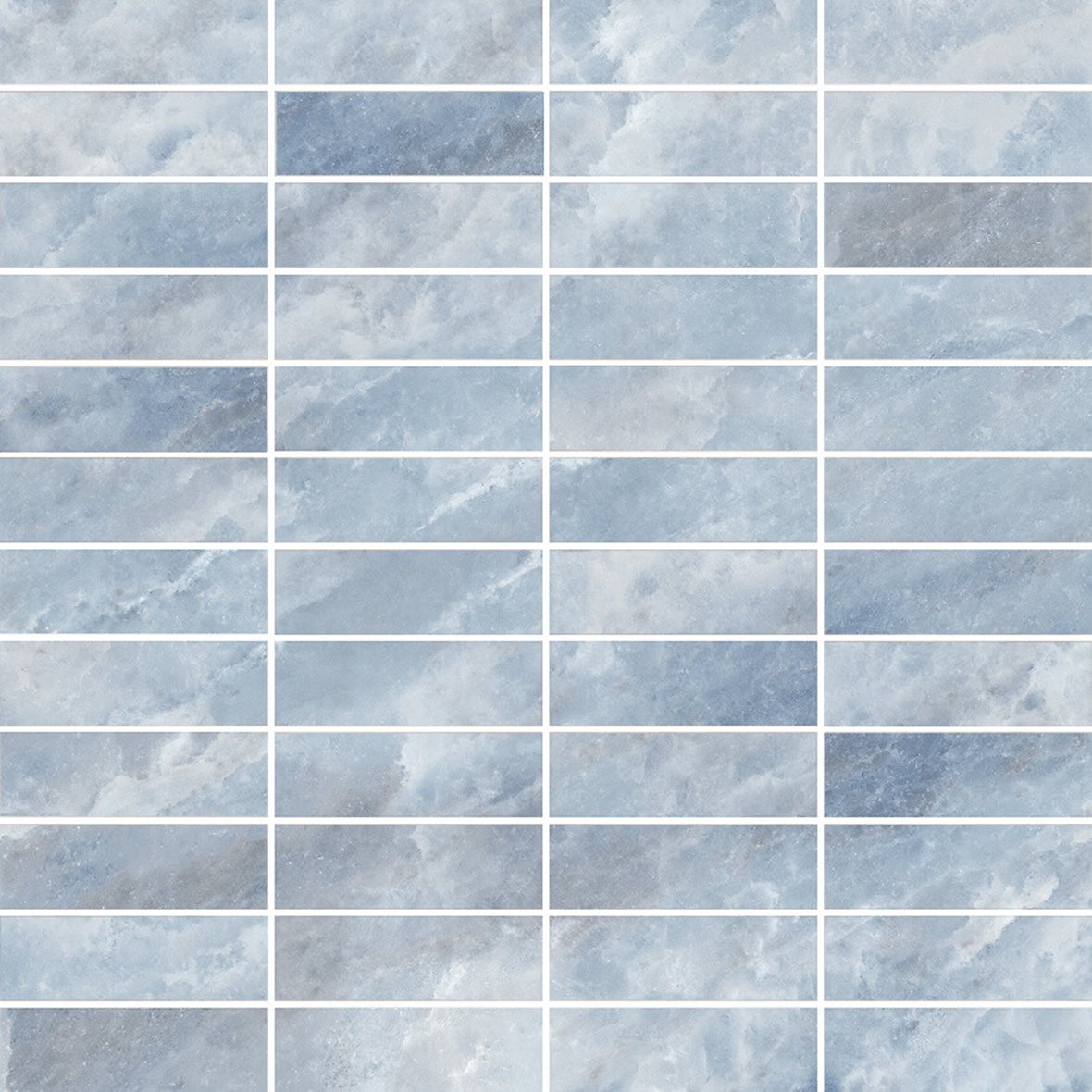 Pukkila Archisalt lasittamaton porcelanato mosaiikki seinälaatta lattialaatta 29,75X29,75 Persian Blue tasapintainen antislip matta keskitumma sininen