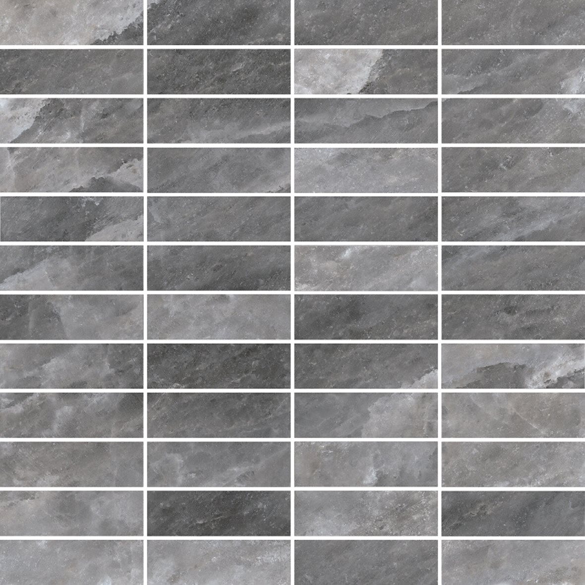 Pukkila Archisalt lasittamaton porcelanato mosaiikki seinälaatta lattialaatta 29,75X29,75 Cyprus Lava tasapintainen antislip matta tumma harmaa vivaht