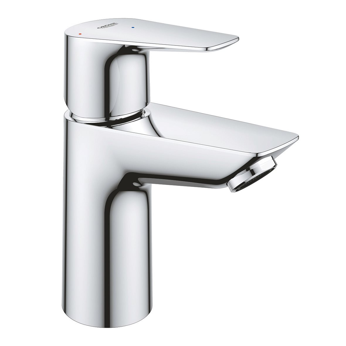 GROHE Bau Edge S New pesuallashana kromi sisältää push-open pohjaventtiilin