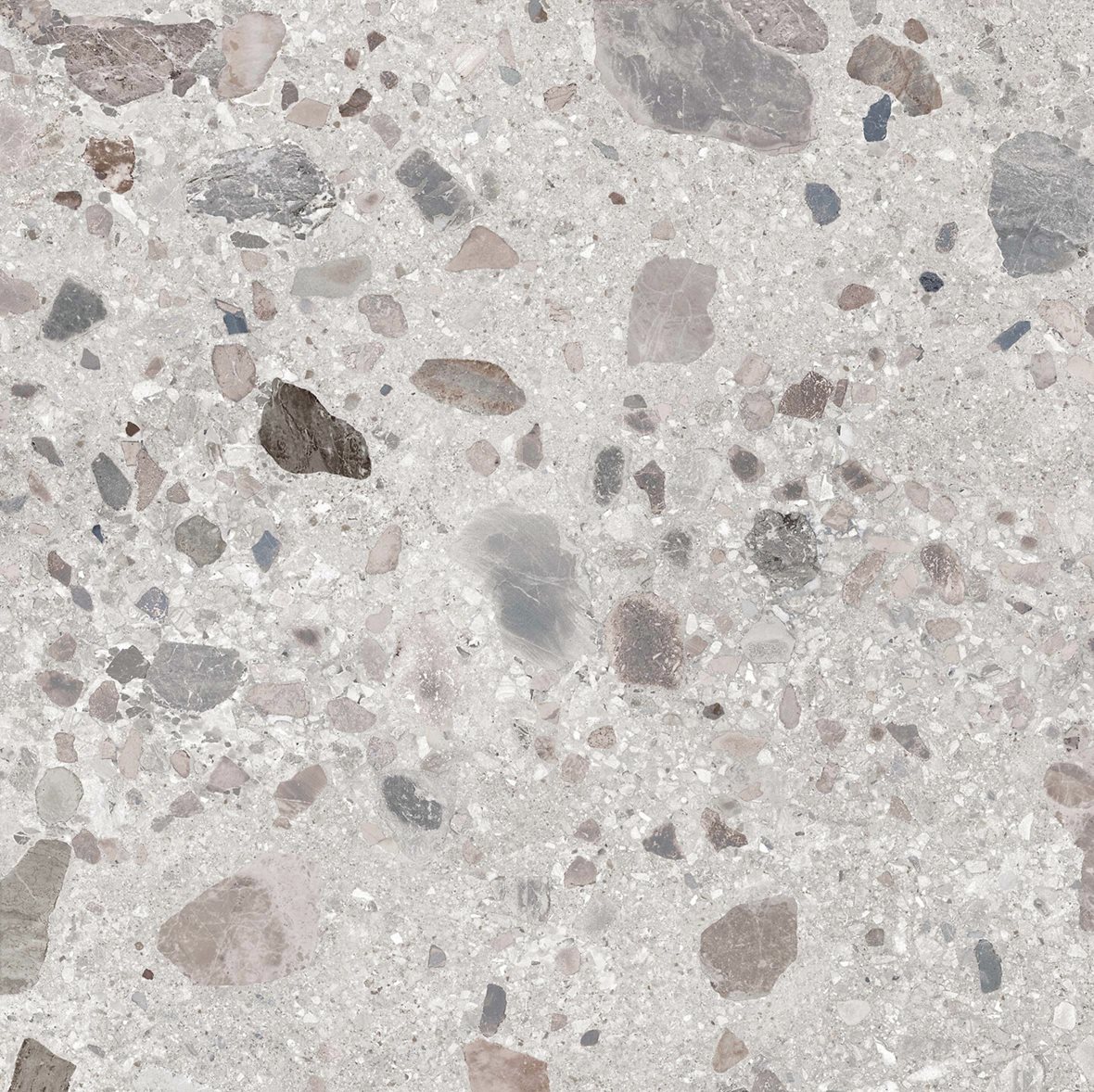 LPC Nordik NDK lasittamaton porcelanato seinälaatta lattialaatta ulkolaatta 80X80 06 lyijy tasapintainen matta vaalea harmaa kivi