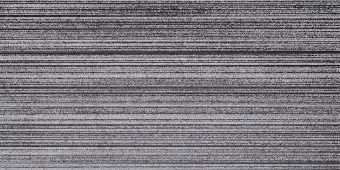 LPC Kairo lasitettu porcelanato seinälaatta ulkolaatta 29,7X59,7 G03 grafiitti rihlattu matta tumma harmaa kivi