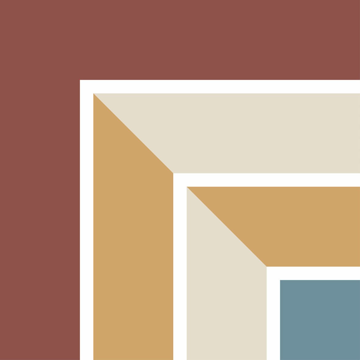 Pukkila Natura Victoria Baku lasittamaton boordi ulkokulmapala tasapintainen matta moniväri värisekoitelma