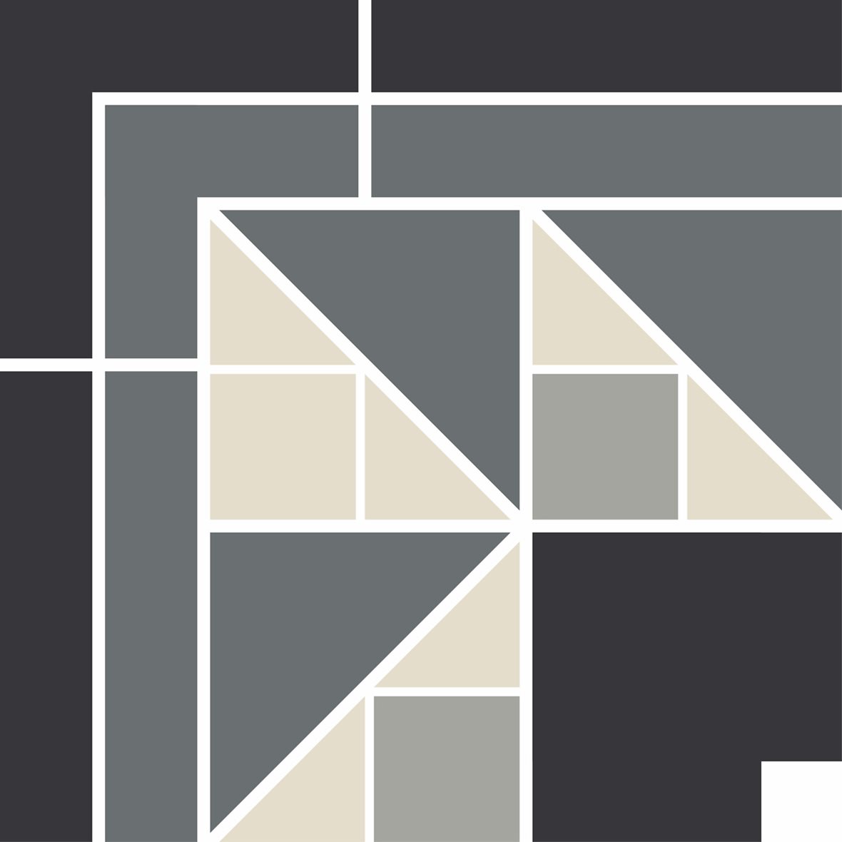 Pukkila Natura Victoria Birmingham 2 lasittamaton boordi ulkokulmapala tasapintainen matta moniväri värisekoitelma