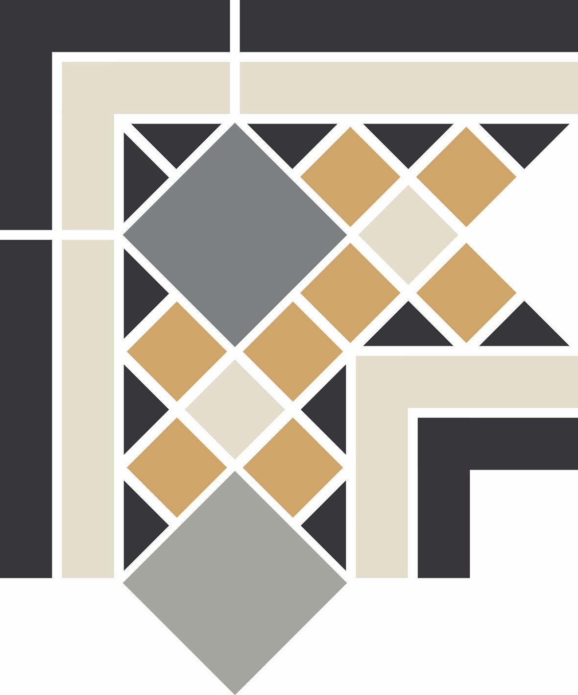 Pukkila Natura Victoria Brisbane 2 lasittamaton boordi ulkokulmapala tasapintainen matta moniväri värisekoitelma