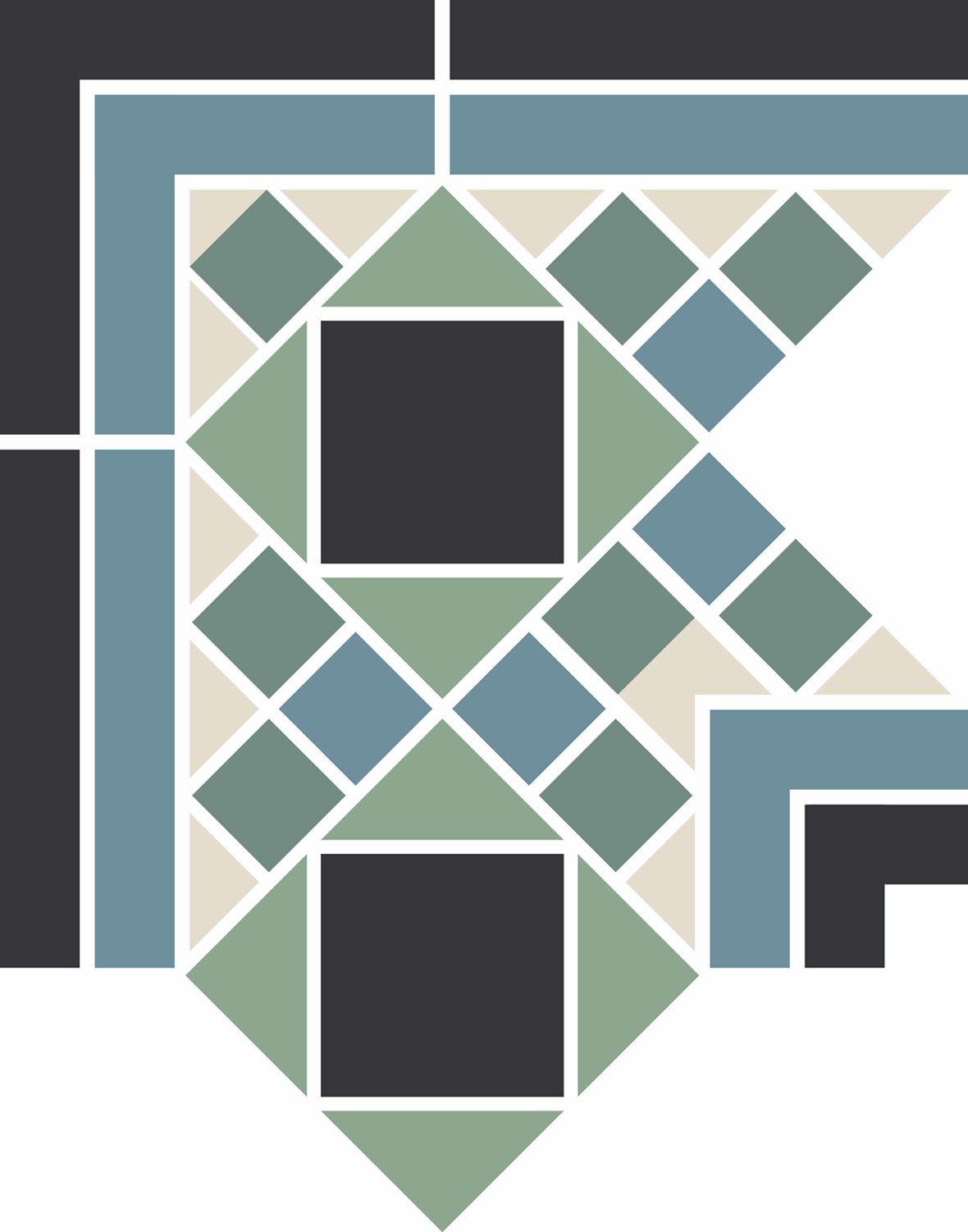 Pukkila Natura Victoria Greenwich 2 lasittamaton boordi ulkokulmapala tasapintainen matta moniväri värisekoitelma