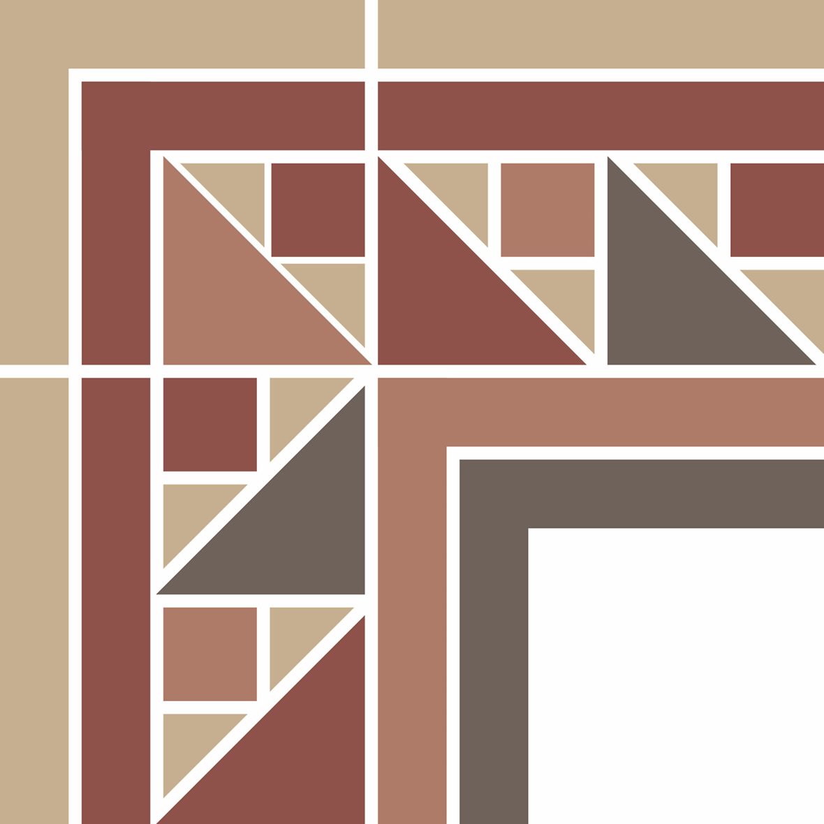 Pukkila Natura Victoria Istanbul 2 lasittamaton boordi sisäkulmapala tasapintainen matta moniväri värisekoitelma