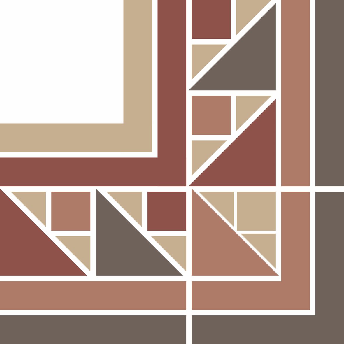 Pukkila Natura Victoria Istanbul 2 lasittamaton boordi ulkokulmapala tasapintainen matta moniväri värisekoitelma