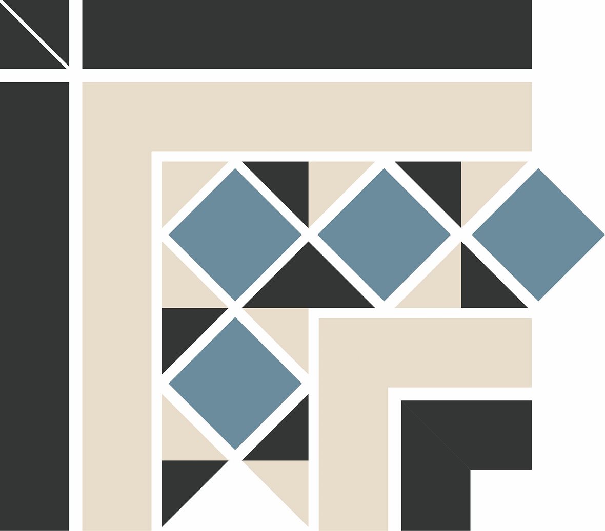 Pukkila Natura Victoria Novgorod 2 lasittamaton boordi ulkokulmapala tasapintainen matta moniväri värisekoitelma