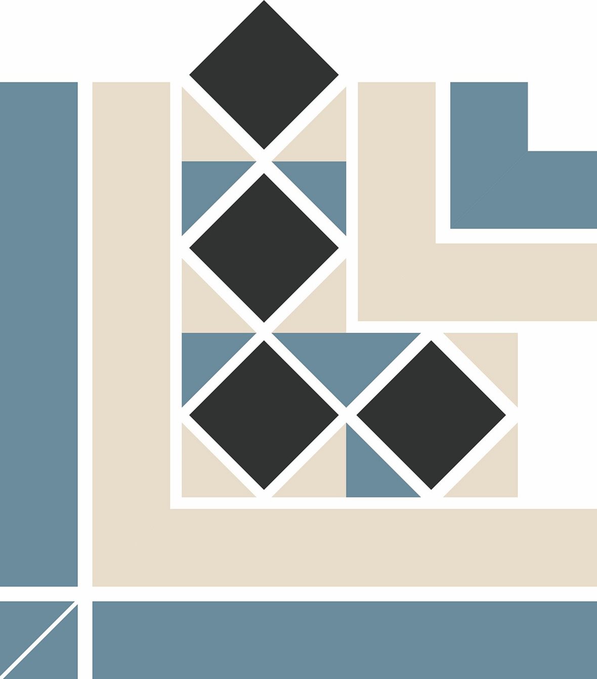 Pukkila Natura Victoria Samara 2 lasittamaton boordi ulkokulmapala tasapintainen matta moniväri värisekoitelma