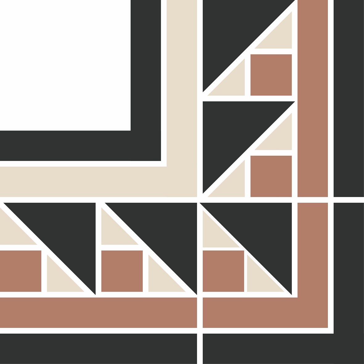 Pukkila Natura Victoria Siena 2 lasittamaton boordi sisäkulmapala tasapintainen matta moniväri värisekoitelma