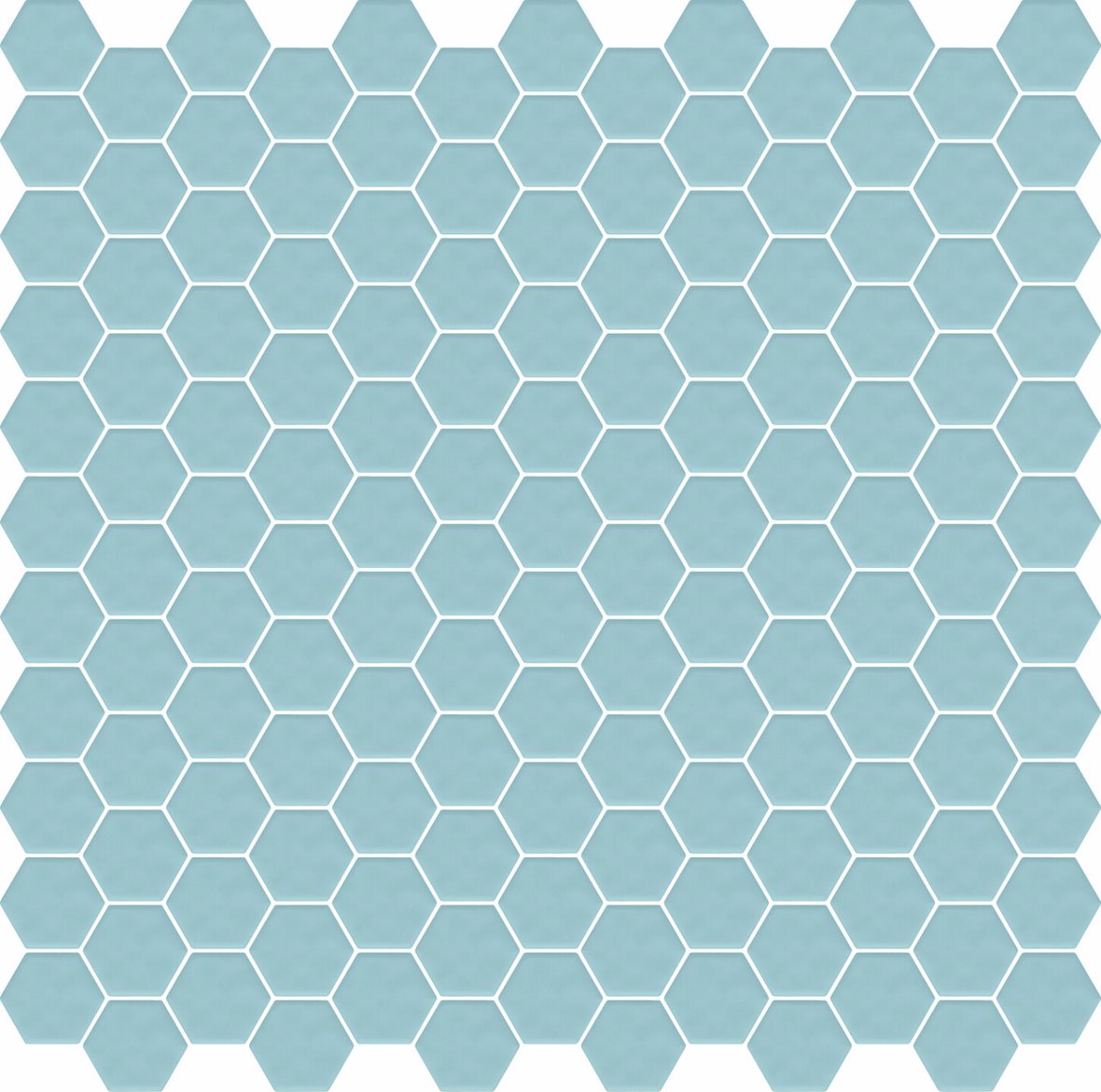 LPC Eden lasitettu porcelanato mosaiikki seinälaatta lattialaatta ulkolaatta 2,4X2,8 6M17 Sereno tasapintainen matta 6-kulmainen keskitumma sininen yk