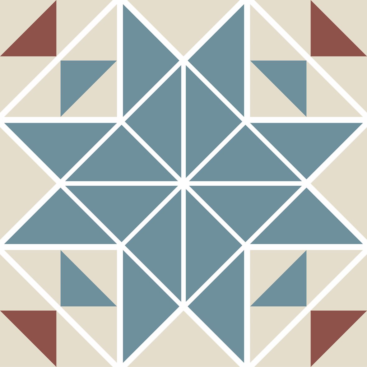 Pukkila Natura Victoria Baku Blue lasittamaton porcelanato mosaiikki seinälaatta lattialaatta tasapintainen matta moniväri värisekoitelma