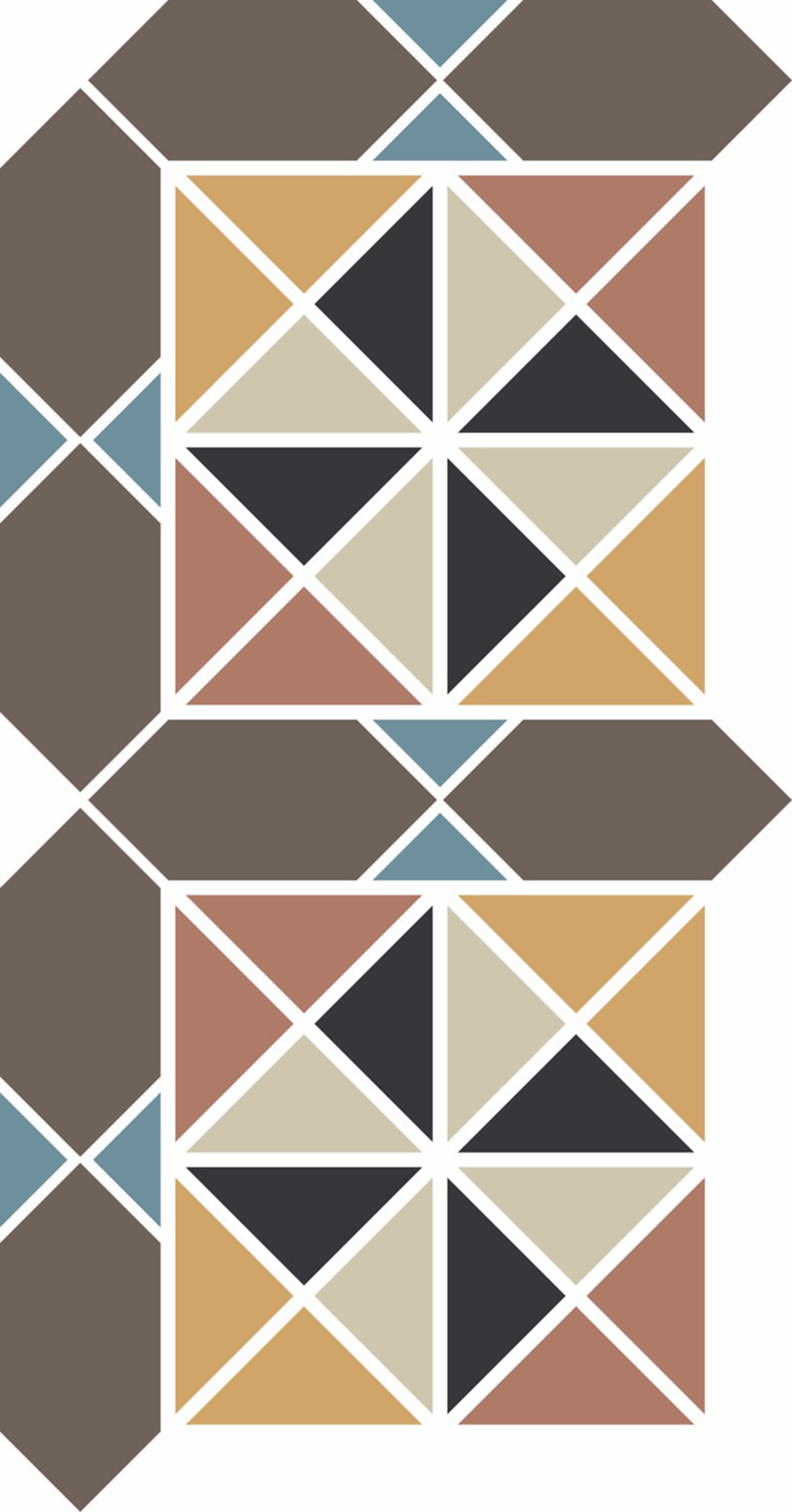 Pukkila Natura Victoria Bruges B-2 lasittamaton porcelanato mosaiikki seinälaatta lattialaatta tasapintainen matta moniväri värisekoitelma