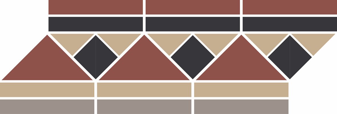 Pukkila Natura Victoria Glasgow 2 lasittamaton boordi tasapintainen matta moniväri värisekoitelma