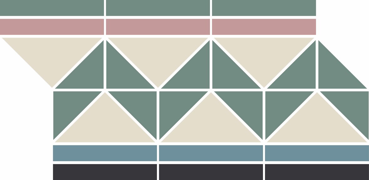 Pukkila Natura Victoria Kaliningrad 2 lasittamaton boordi tasapintainen matta moniväri värisekoitelma