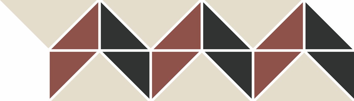 Pukkila Natura Victoria Kensington lasittamaton boordi tasapintainen matta moniväri värisekoitelma