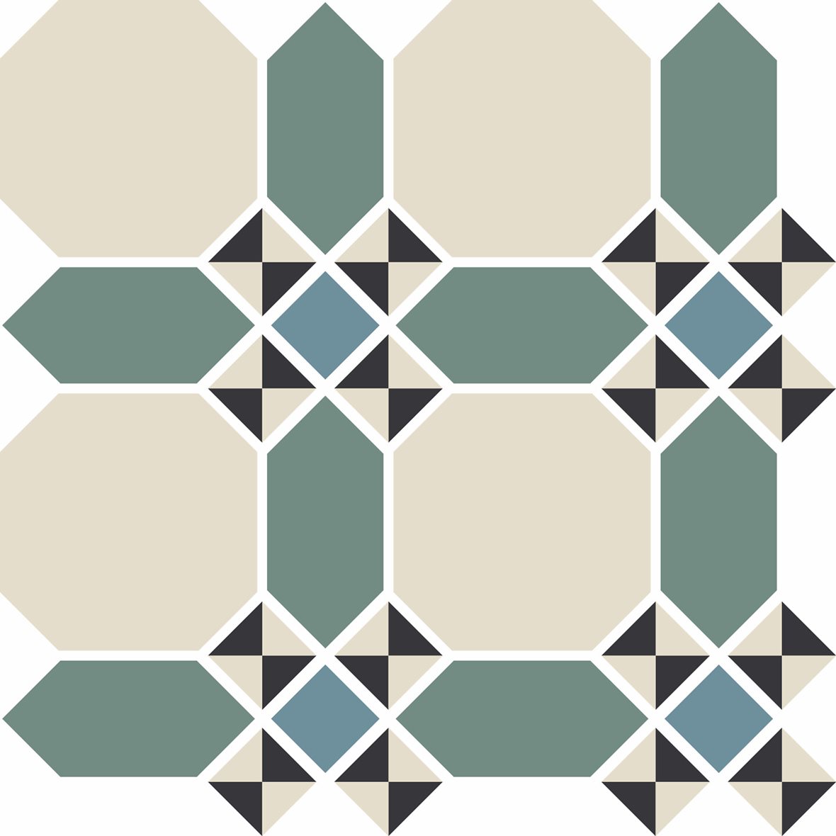 Pukkila Natura Victoria Inver London lasittamaton porcelanato mosaiikki seinälaatta lattialaatta tasapintainen matta moniväri värisekoitelma