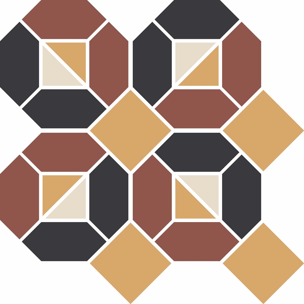 Pukkila Natura Victoria Manama lasittamaton porcelanato mosaiikki seinälaatta lattialaatta tasapintainen matta moniväri värisekoitelma