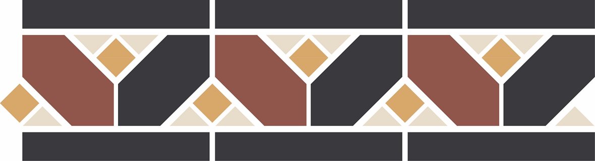 Pukkila Natura Victoria Manama 1 lasittamaton boordi tasapintainen matta moniväri värisekoitelma