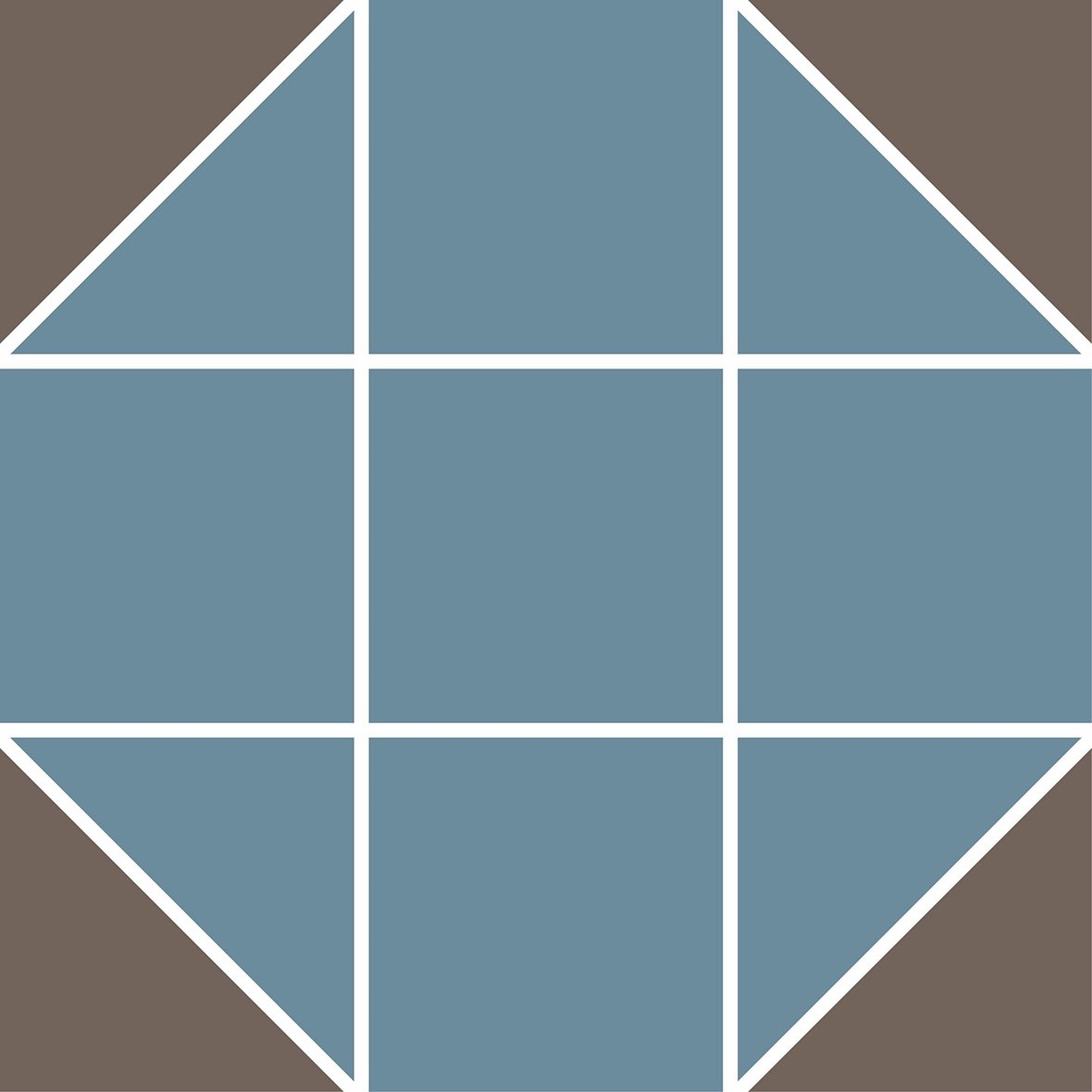 Pukkila Natura Victoria Melrose M-2 lasittamaton porcelanato mosaiikki seinälaatta lattialaatta tasapintainen matta moniväri värisekoitelma