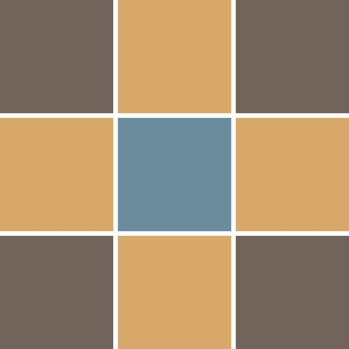 Pukkila Natura Victoria Melrose M-1 lasittamaton porcelanato mosaiikki seinälaatta lattialaatta 9,6X9,6 tasapintainen matta moniväri värisekoitelma