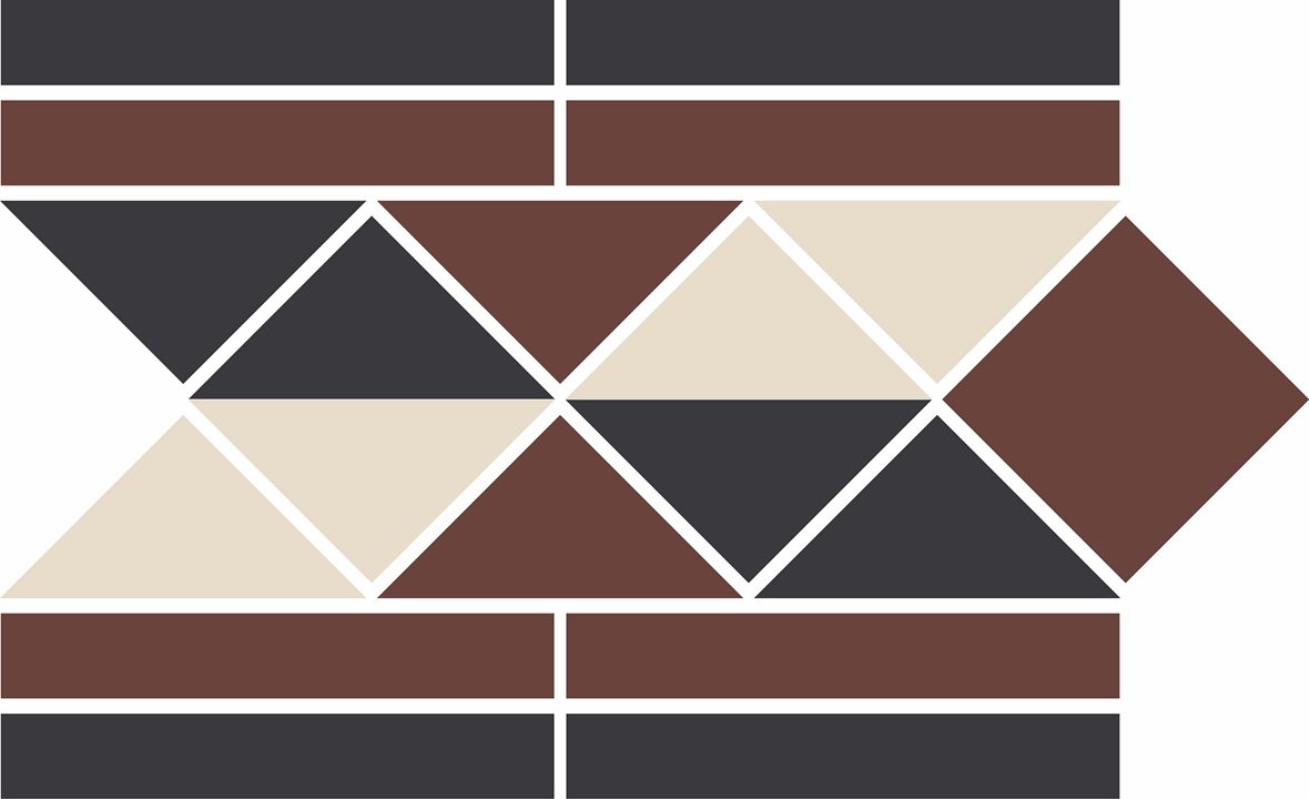 Pukkila Natura Victoria Newcastle 2 lasittamaton boordi tasapintainen matta moniväri värisekoitelma