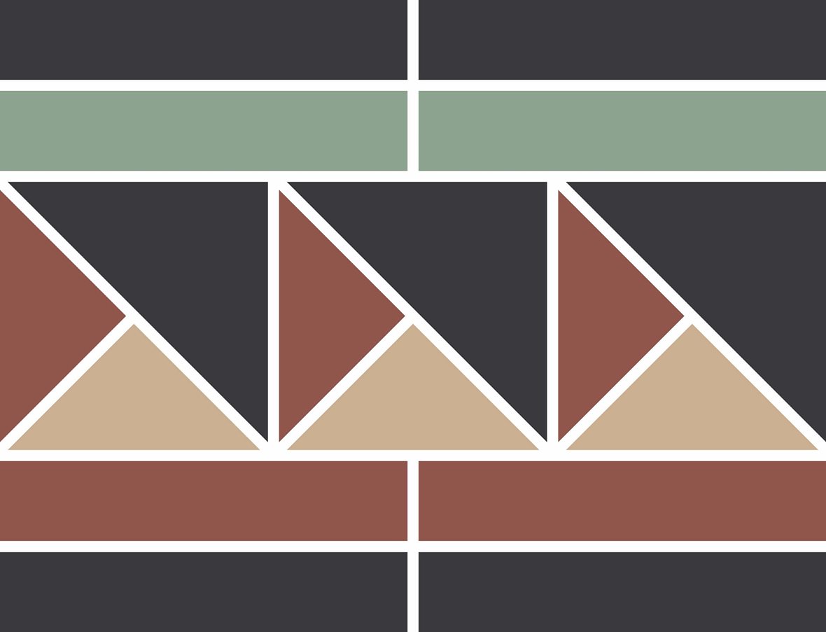 Pukkila Natura Victoria Nimes 2 lasittamaton boordi tasapintainen matta moniväri värisekoitelma