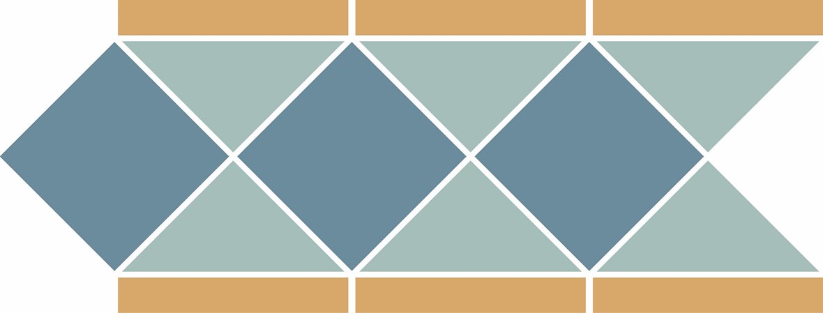 Pukkila Natura Victoria Portree Blue 1 lasittamaton boordi tasapintainen matta moniväri värisekoitelma