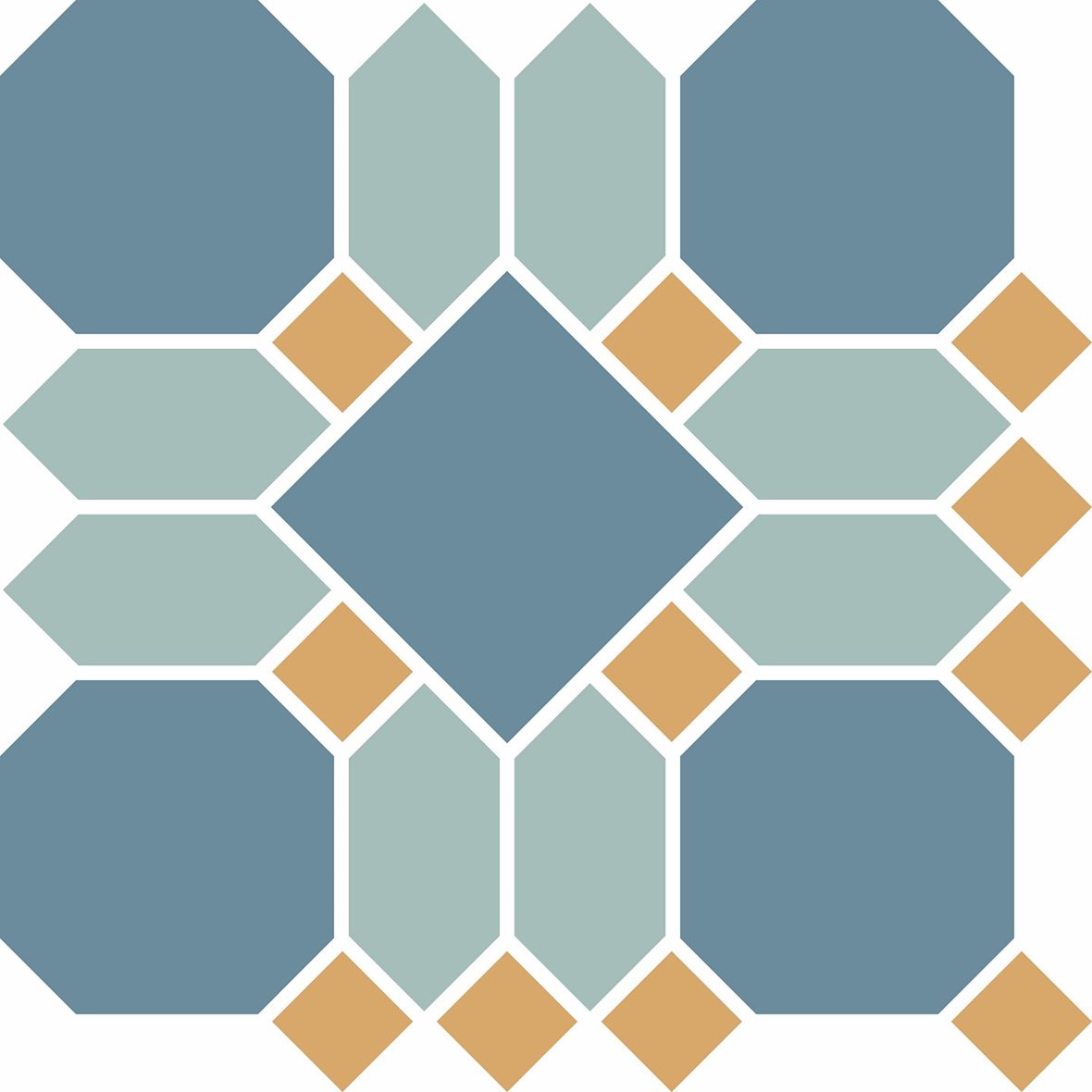 Pukkila Natura Victoria Portree Blue lasittamaton porcelanato mosaiikki seinälaatta lattialaatta tasapintainen matta moniväri värisekoitelma