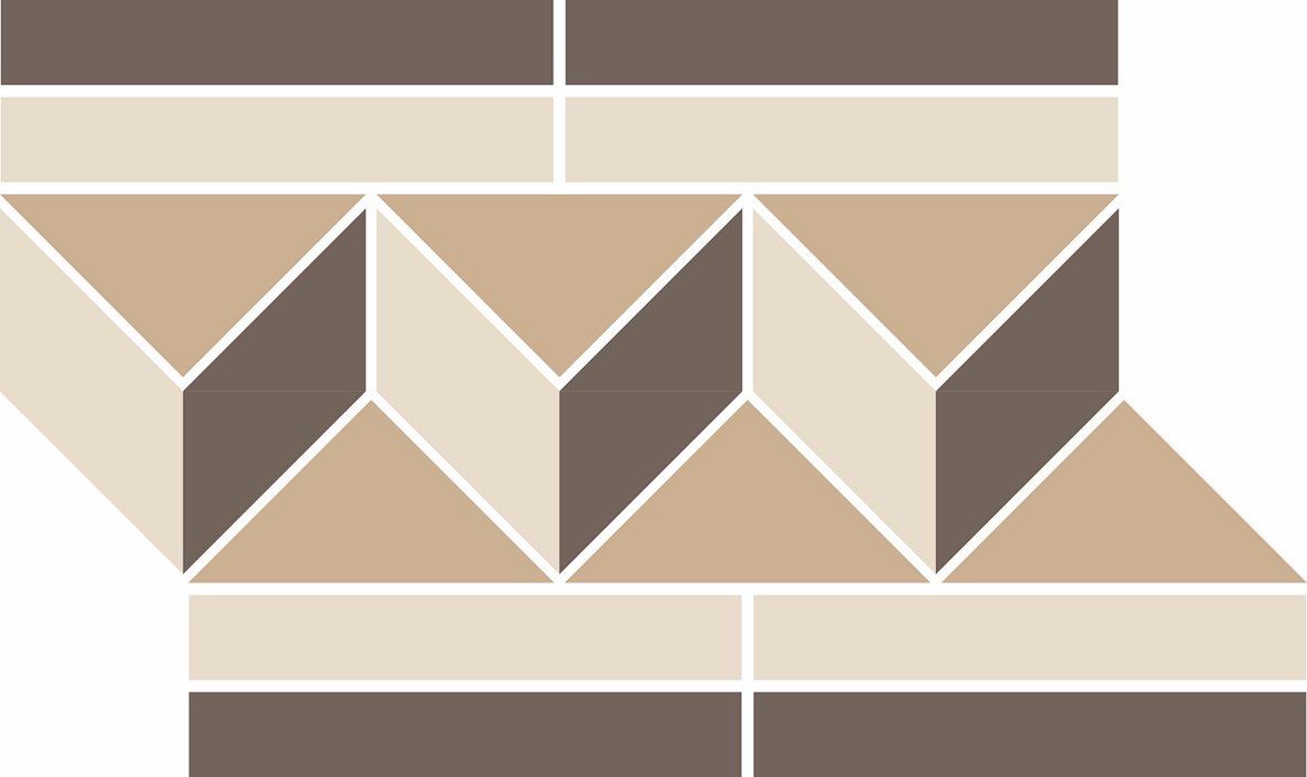 Pukkila Natura Victoria Prague 2 lasittamaton boordi tasapintainen matta moniväri värisekoitelma