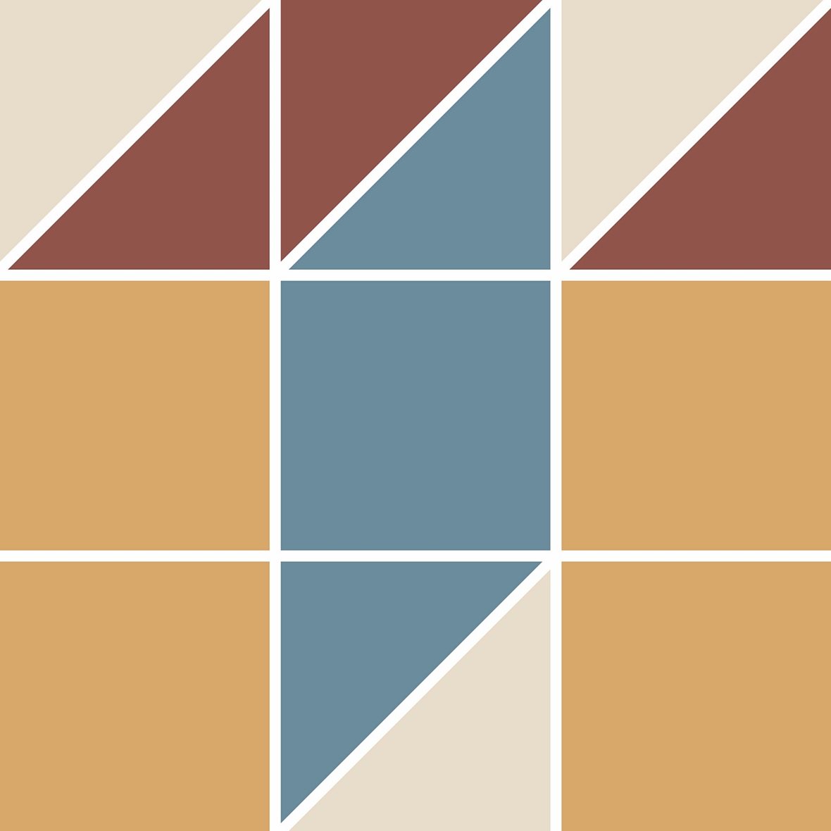 Pukkila Natura Victoria Prisms P-1 lasittamaton porcelanato mosaiikki seinälaatta lattialaatta moniväri tasapintainen matta 30x30 moniväri värisekoite